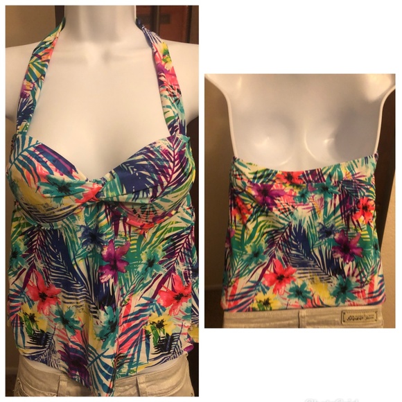 💥Flash Sale3/10💥Catalina Womens Tankini Top wist Bandeau - Picture 3 of 4